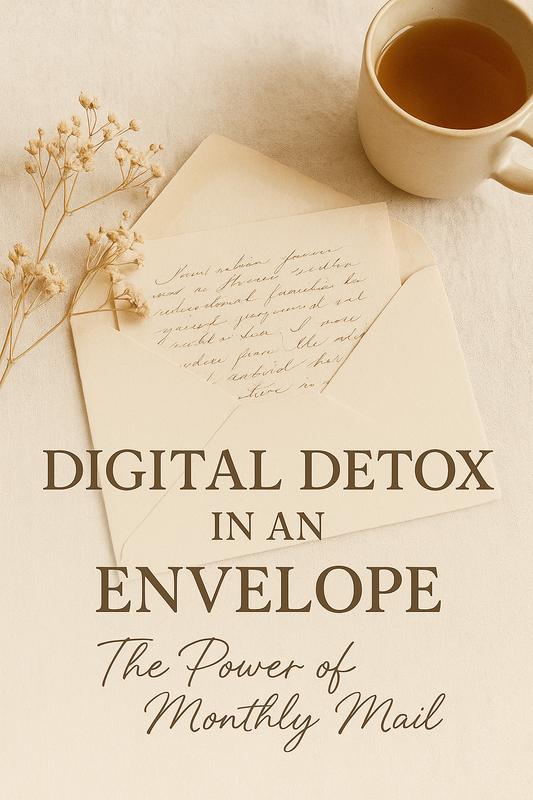 Digital Detox in an Envelope: The Power of Monthly Mail