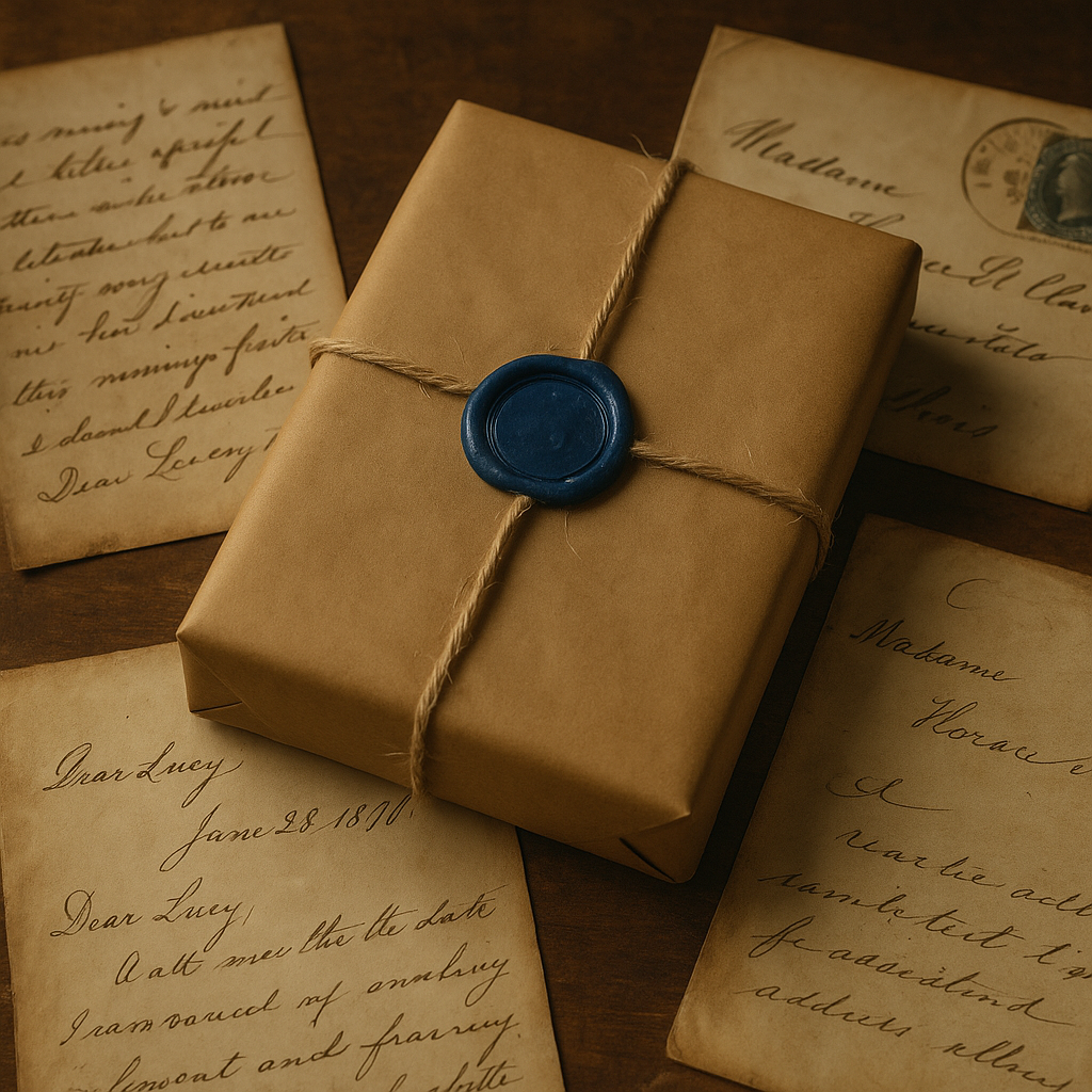 Small Monthly Mystery Themed Subscription Box - Junk Journaling Supplies