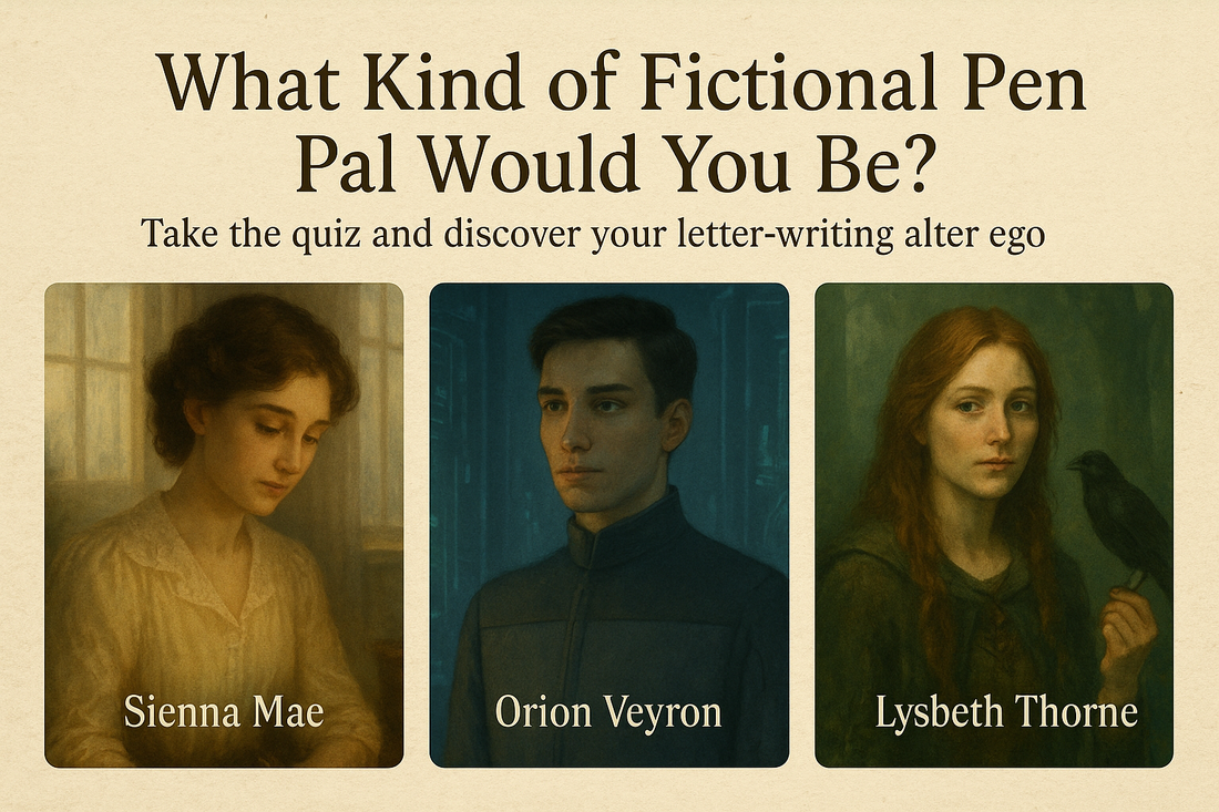 What Kind of Fictional Pen Pal Would You Be?